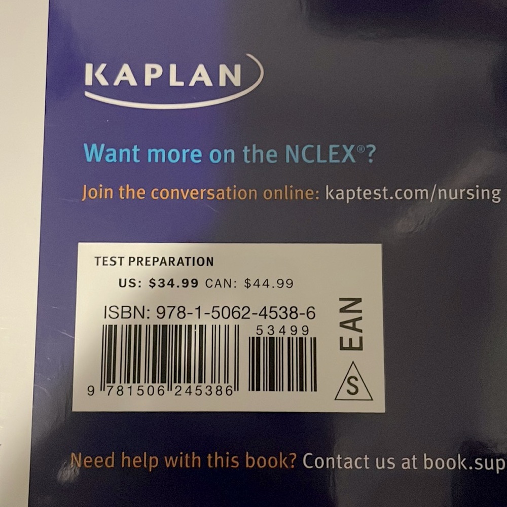 KAPLAN NCLEX-RN PREP BOOK - Picture 3 of 3